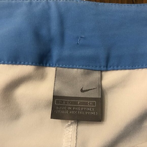 nike White Zip Front Capri Crop Pants w/ Drawstring - Picture 5 of 6